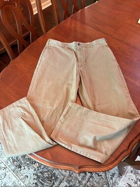 Izod Men's Straight Fit Chinos in Light Tan